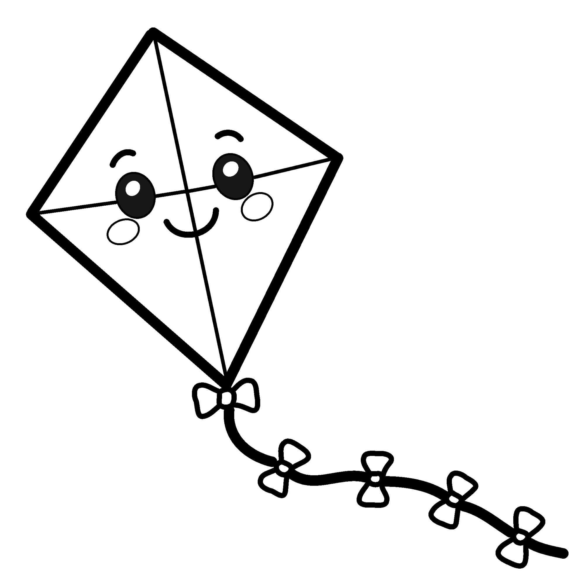 Free Zummy coloring pages – Kite printable for kids